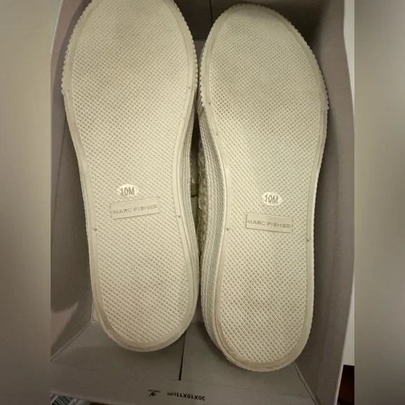 Marc Fisher Cream Lace Sneakers - Picture 3 of 4
